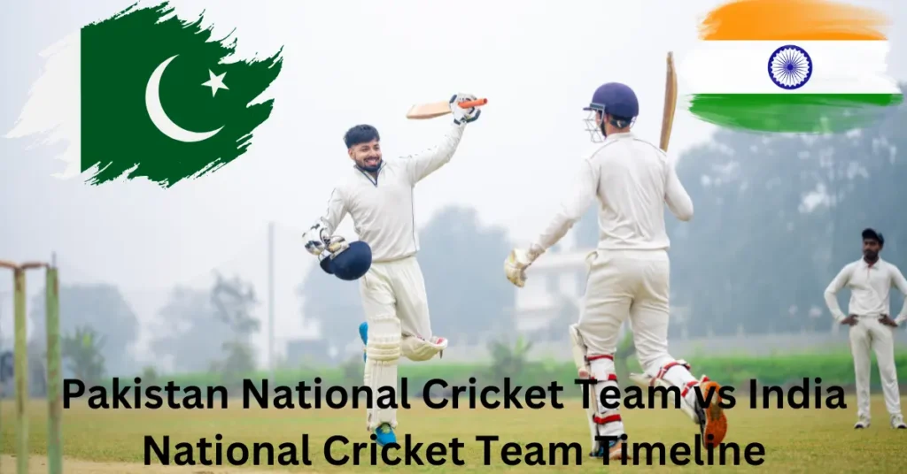 Pakistan National Cricket Team vs India National Cricket Team Timeline Pakistan National Cricket Team vs India National Cricket Team Timeline