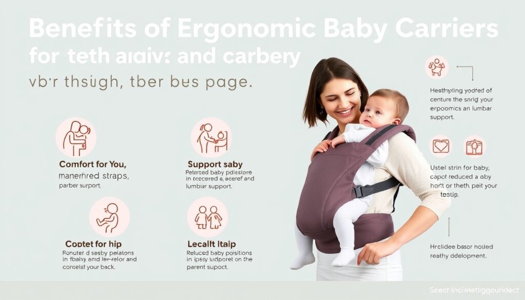 The Benefits of Ergonomic Baby Carriers for Both You and Your Baby