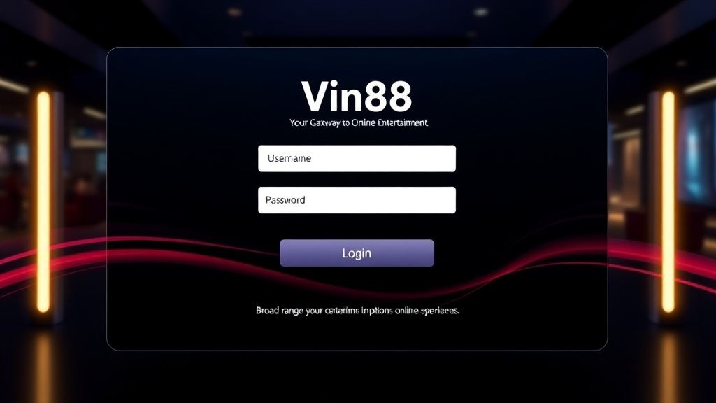 Đăng nhập vin88 - Your Gateway to Unmatched Online Entertainment and Gaming Experience