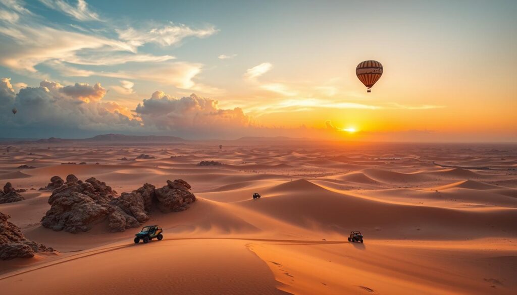 Desert Safari, Buggy Rental & Hot Air Balloon Dubai